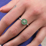 Young in the Mountains Lucin Variscite Stardusted Cerclen Ring