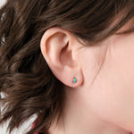 Young In The Mountains Jewelry Earrings Luna Stud Earrings in Kingman Turquoise Kingman Turquoise / Pair