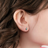 Young In The Mountains Jewelry Earrings Luna Stud Earrings in Kingman Turquoise Kingman Turquoise / Pair