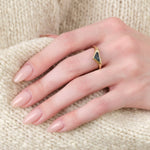 Makalu Sapphire Solitaire Ring in Gold by Young in the Mountains