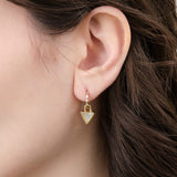 Young in The Mountains Mother Of Pearl Giza Earrings in Gold 