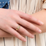 Young In The Mountains Jewelry Rings Okkekant Solitaire Diamond Ring 14K Yellow Gold / 6.5
