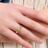 Young In The Mountains Jewelry Rings Okkekant Solitaire Diamond Ring 14K Yellow Gold / 6.5