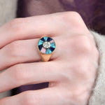 Young in the Mountains Pinwheel Signet Ring