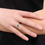 Young In The Mountains Jewelry Rings Poire Ring in Snowville Variquoise 14K Yellow Gold / 6.75