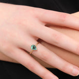 Young In The Mountains Jewelry Rings Poire Ring in Snowville Variquoise 14K Yellow Gold / 6.75