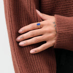 Young In The Mountains Jewelry Rings Polaris Ring in Colorado Lapis 14K Yellow Gold / 7