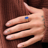 Young In The Mountains Jewelry Rings Polaris Ring in Colorado Lapis 14K Yellow Gold / 7