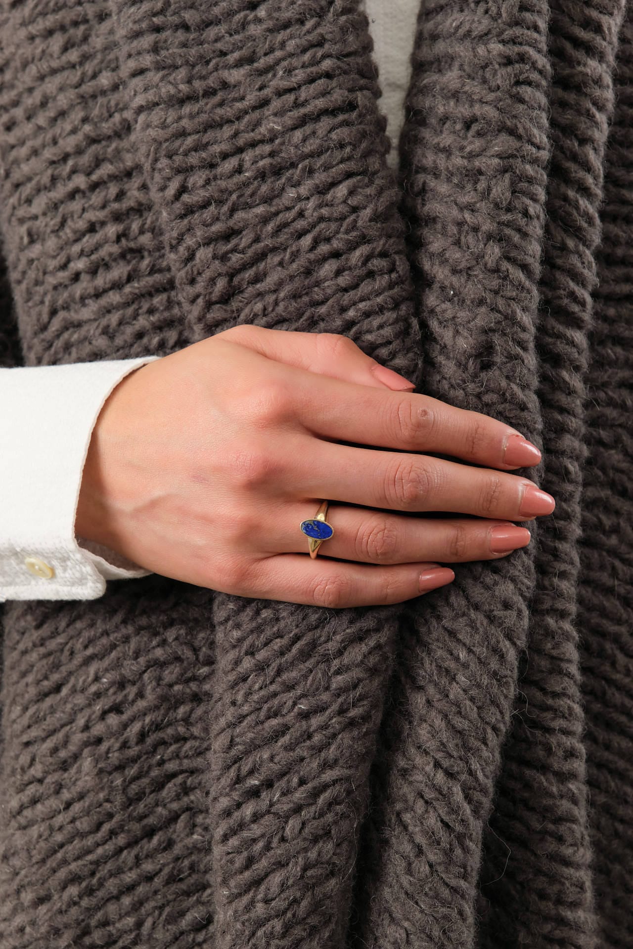 Young In The Mountains Jewelry Rings Polaris Ring in Ultra Rare Colorado Lapis 14K Yellow Gold / 6.5