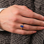 Young In The Mountains Jewelry Rings Polaris Ring in Ultra Rare Colorado Lapis 14K Yellow Gold / 6.5