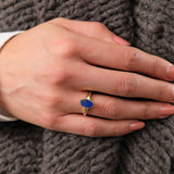 Young In The Mountains Jewelry Rings Polaris Ring in Ultra Rare Colorado Lapis 14K Yellow Gold / 6.5