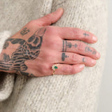 Young In The Mountains Jewelry Rings Reika Ring in Arizona Malachite 14K Yellow Gold / 7