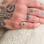 Young In The Mountains Jewelry Rings Reika Ring in Arizona Malachite 14K Yellow Gold / 7