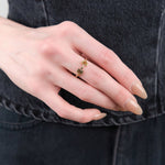 Young In The Mountains Jewelry Rings Half Moon Toi Et Moi Ring Montana Sapphire / 7