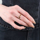 Young In The Mountains Jewelry Rings Half Moon Toi Et Moi Ring Montana Sapphire / 7