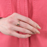 Young In The Mountains Jewelry Rings Round Toi Et Moi Ring Montana Sapphire / 7