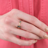 Young In The Mountains Jewelry Rings Round Toi Et Moi Ring Montana Sapphire / 7