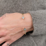 Young In The Mountains Jewelry Bracelets Tesoro Bracelet White Diamond and Mother of Pearl