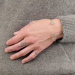 Young In The Mountains Jewelry Bracelets Tesoro Bracelet White Diamond and Mother of Pearl