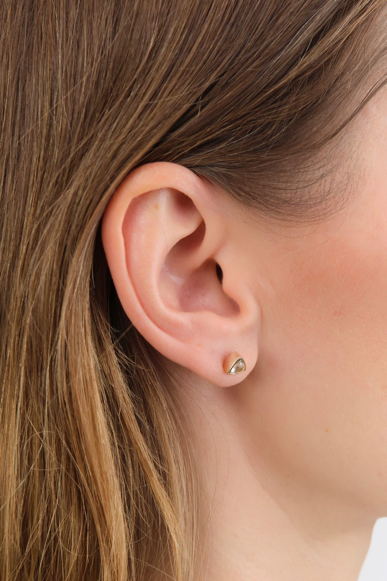 Young In The Mountains Jewelry Earrings Topaz Trillion Stud Earrings Topaz / Pair