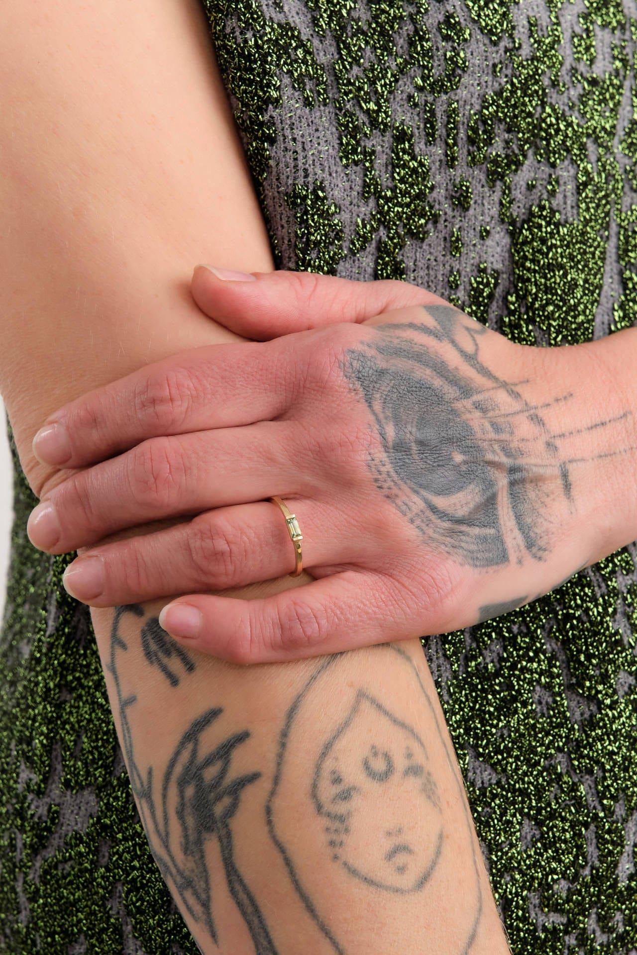 Young In The Mountains Jewelry Rings Yuka Ring in Montana Sapphire 14K Yellow Gold / 7