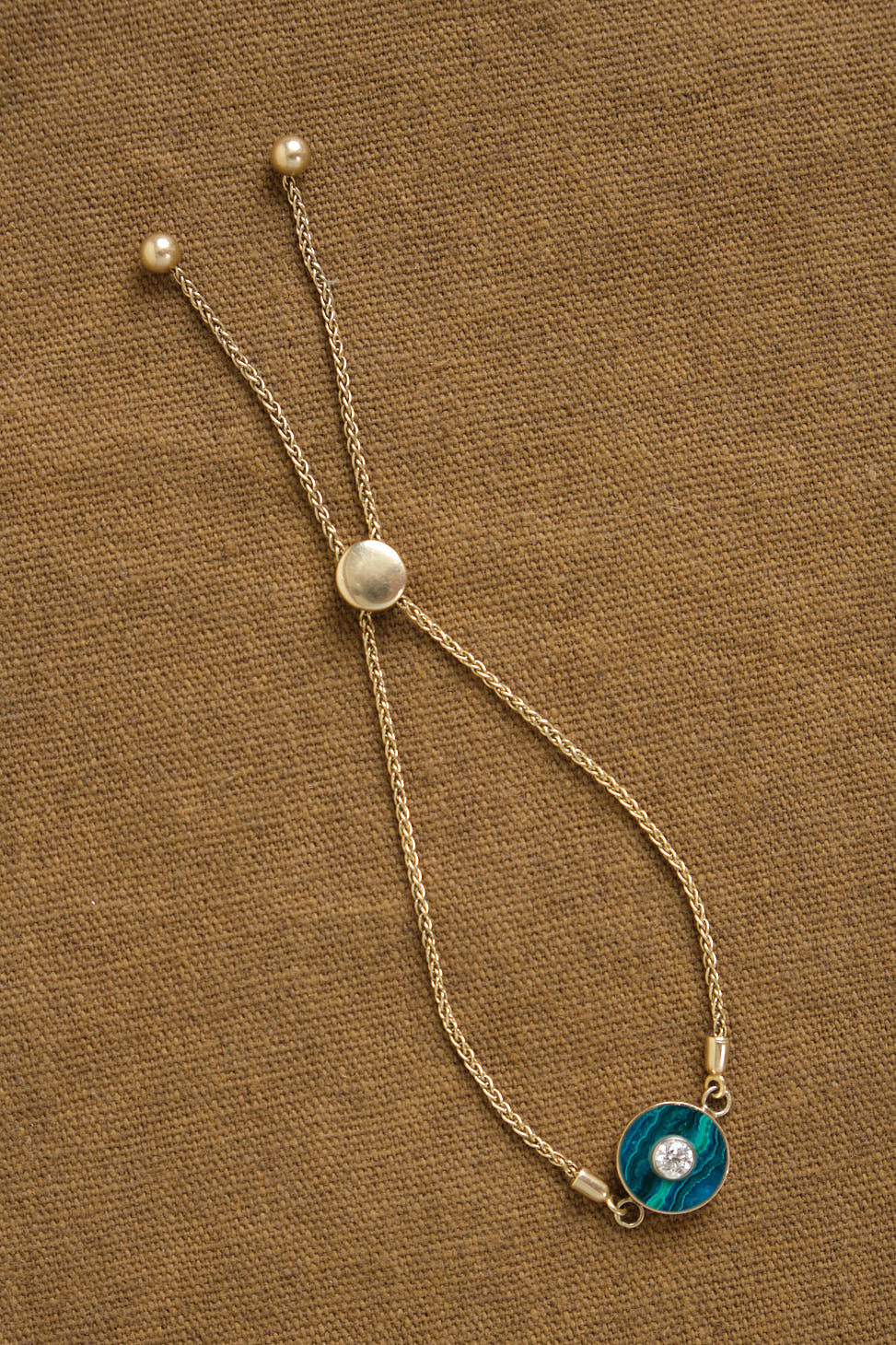 Cerclen Bolo Style Bracelet in Chrysocolla
