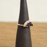 Young in the Mountains Checkerboard Pavé Diamond Selene Ring