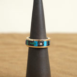 Composition #1 Inlay Ring by Young in the Mountains with Multi Stone