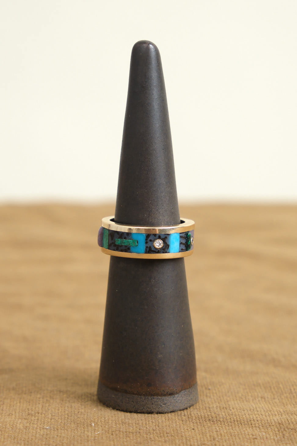 Stones on Composition #1 Inlay Ring
