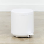 Zone Denmark Trash Can UME Pedal Bin in White 