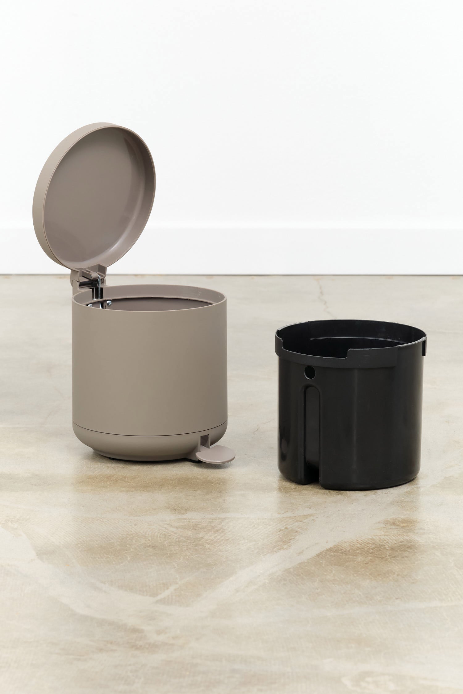 Zone Denmark Trash Can UME Pedal Bin in Taupe