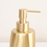 Tina Frey Designs Home Bath Accessories Brushed Brass Soap Bottle Brass / 2.5" L X 2.5" W X 7" H