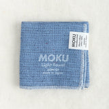 Kontex Home Bath Textiles Moku Light Washcloth in Azure Azure / 11" L X 11" W