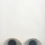 MQuan Art Ceramics Large Half in New Eye Indigo New Eye Indigo / 12.75" L X 7" H X 1.75" W