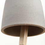MQuan Art Ceramics Medium Round Thrown Bell In Grey Grey / 7.5" x 5.25"