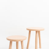 Tina Frey Designs Home Furniture Milking Stool in Nude Nude / 15" D X 12.5" H