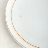MQuan Art Ceramics Large Full Moon Dish White / 7.25" D