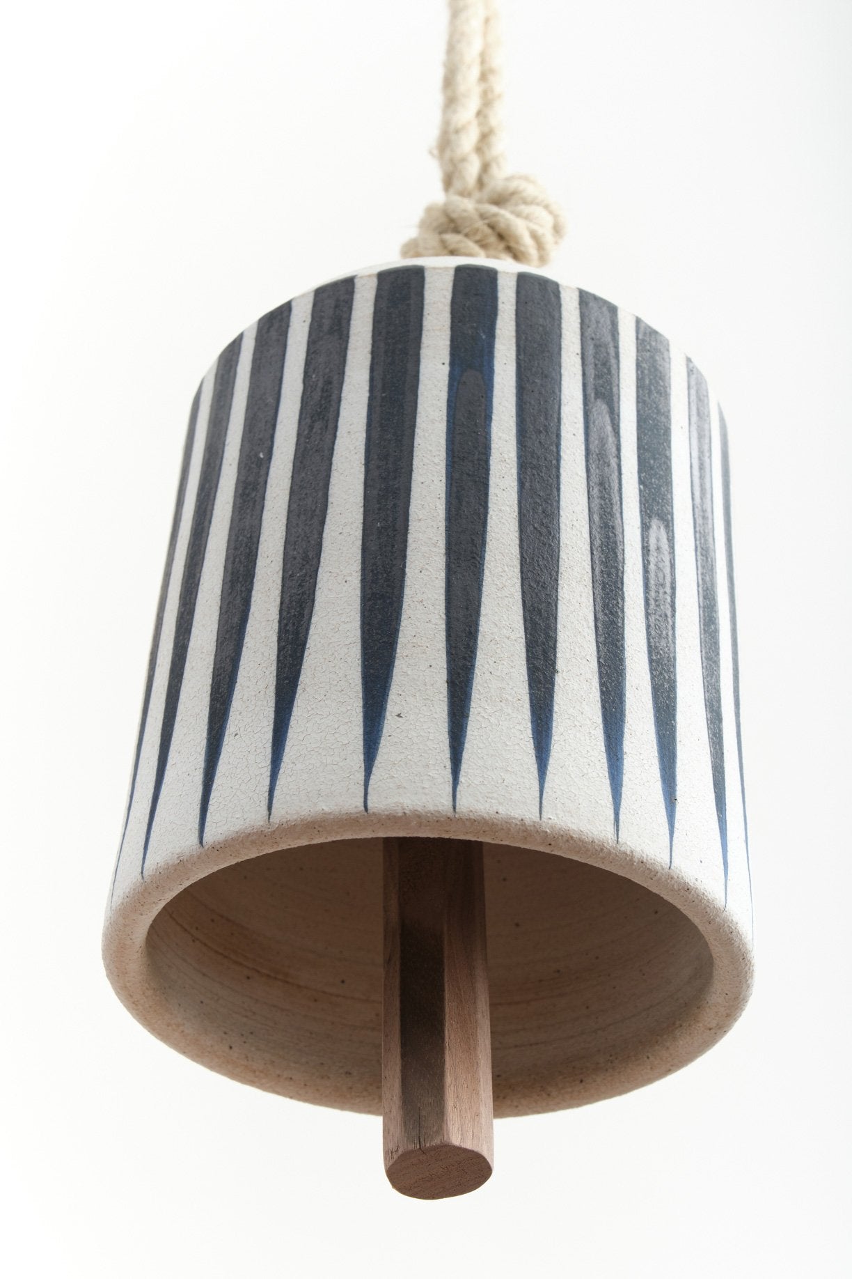 Mquan Studio Large Wide Thrown Bell Stripes