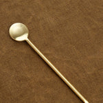 Be Home Home Kitchen Utensils Gold Thin Spoon Gold / 5"