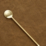 Be Home Home Kitchen Utensils Gold Thin Spoon Gold / 5"