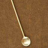 Be Home Home Kitchen Utensils Gold Thin Spoon Gold / 5"