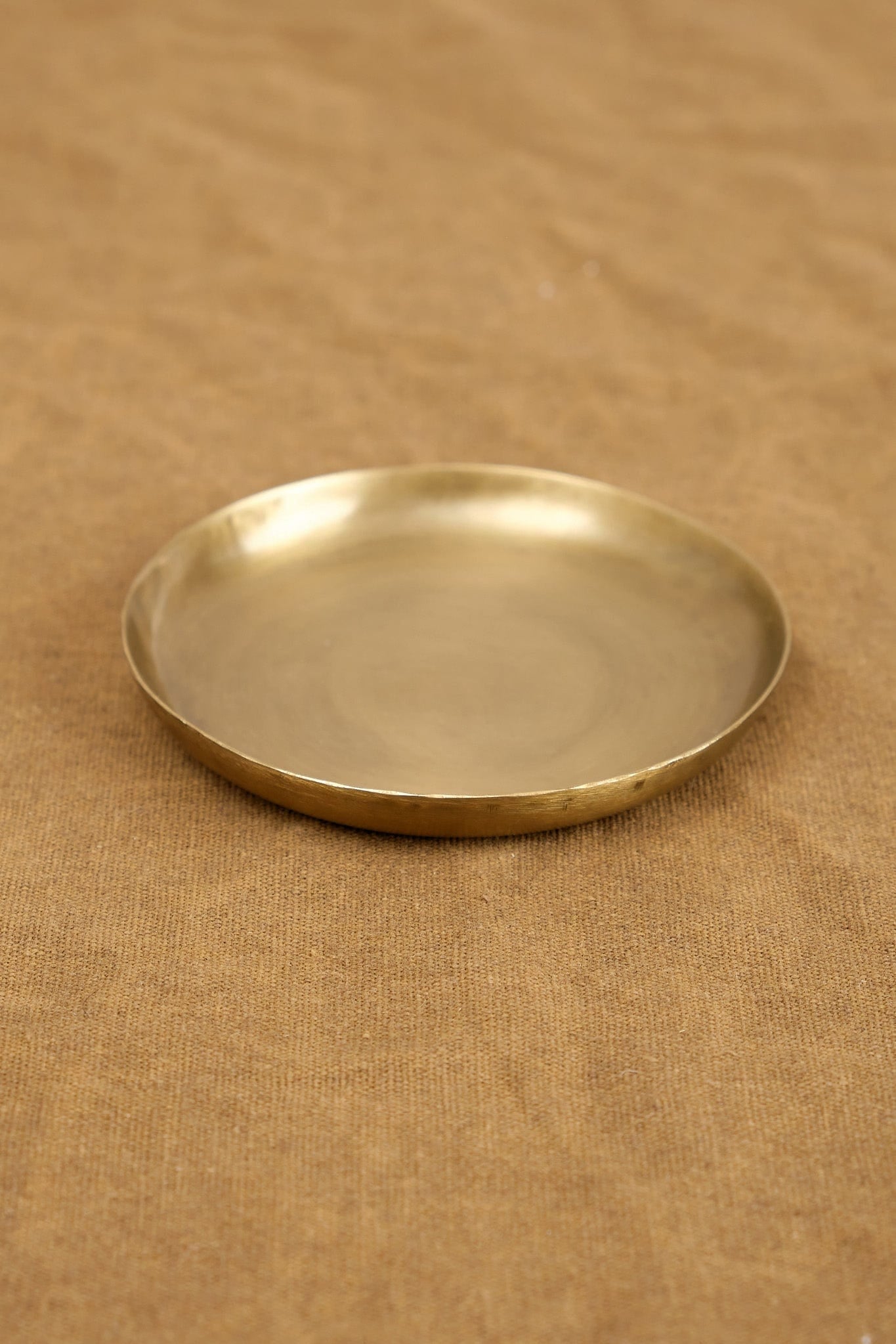 Fog Linen Work Home Objects Brass Plate Round