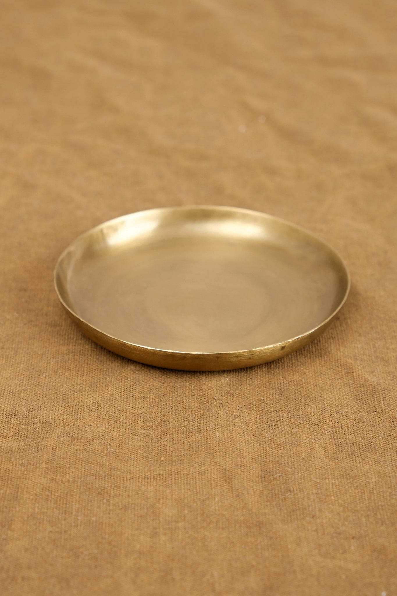Fog Linen Work Home Objects Brass Plate Round