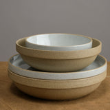 Hasami Porcelain Home Kitchen Dishware Large Round Bowl Natural / 8.5/8" D X 2" H