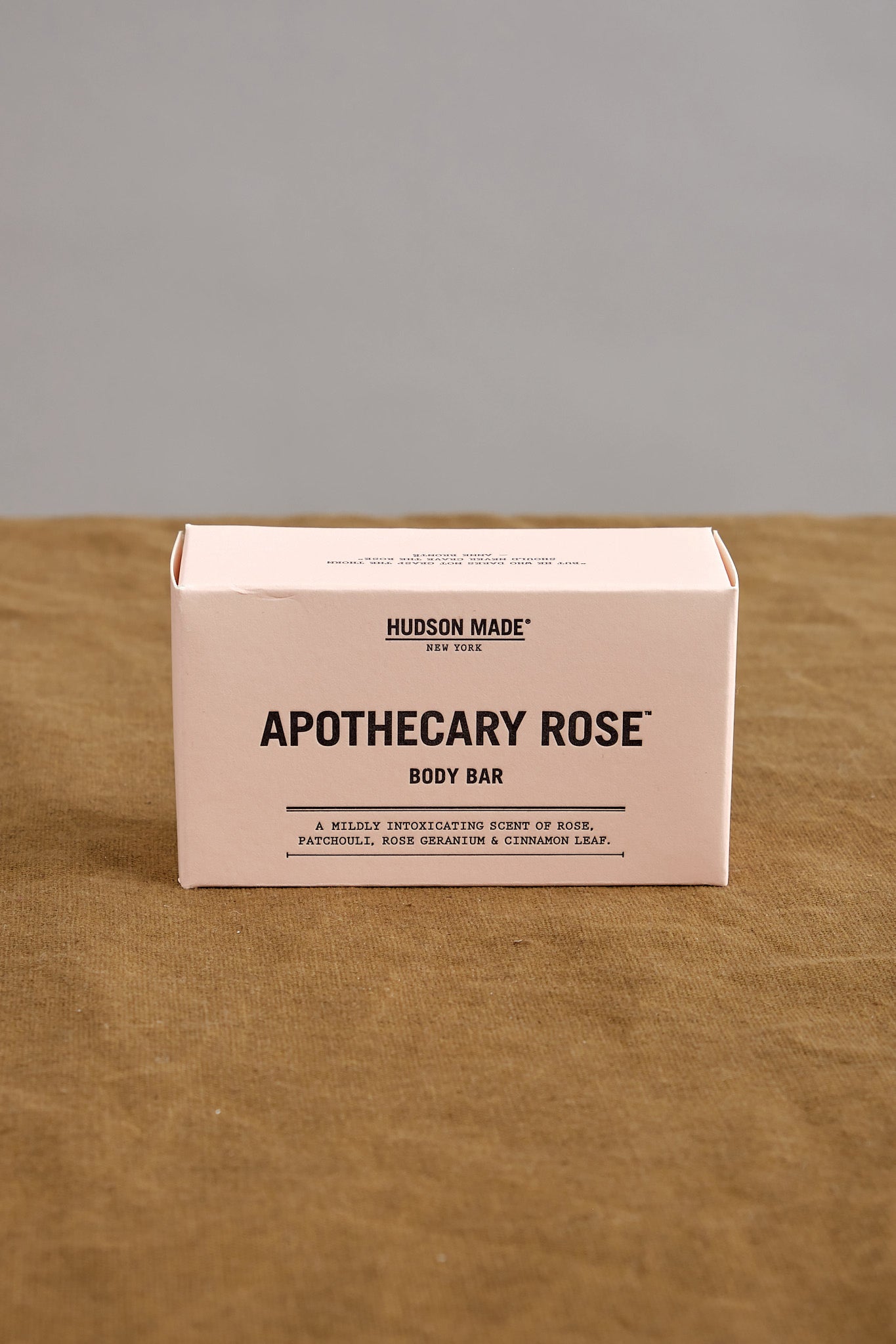 Apothecary Rose Body Bar Hudson Made 