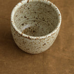 Ceramic Bloomer Cup with speckled glaze