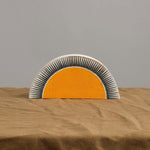 MQuan Art Ceramics Small Half the Sky in New Sun Marigold New Sun Marigold / 6.75” L X 1.75" W X 3.5" H
