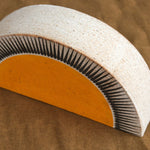MQuan Art Ceramics Small Half the Sky in New Sun Marigold New Sun Marigold / 6.75” L X 1.75" W X 3.5" H