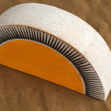 MQuan Art Ceramics Small Half the Sky in New Sun Marigold New Sun Marigold / 6.75” L X 1.75" W X 3.5" H