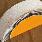 MQuan Art Ceramics Small Half the Sky in New Sun Marigold New Sun Marigold / 6.75” L X 1.75" W X 3.5" H